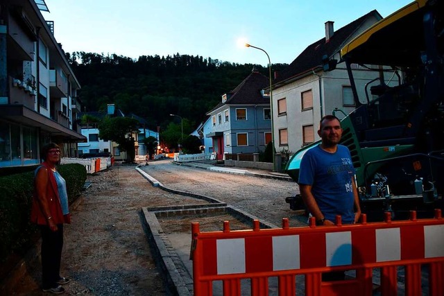 Der Umbau der Bahnhofstrae und das An...lpltzen in dem dich bewohnten Gebiet.  | Foto: Heinz und Monika Vollmar