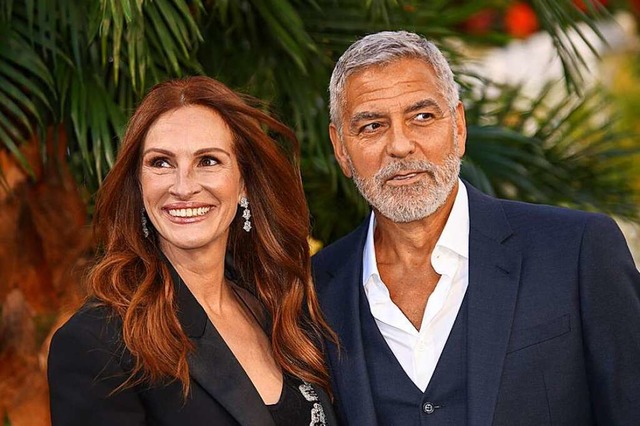 Julia Roberts und George Clooney  | Foto: Vianney Le Caer (dpa)