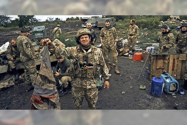 Ukrainische Truppen stoen weiter vor