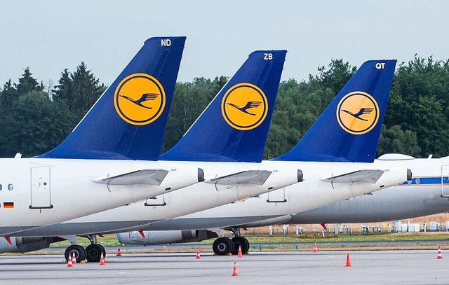 Der Staat hat seine Lufthansa-Anteile abgestoen.  | Foto: Daniel Bockwoldt (dpa)
