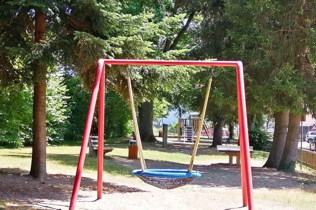 Vom Spielplatz wren nach der Modifizi...zt ist das Projekt aber zurckgezogen.  | Foto: Sylvia Sredniawa