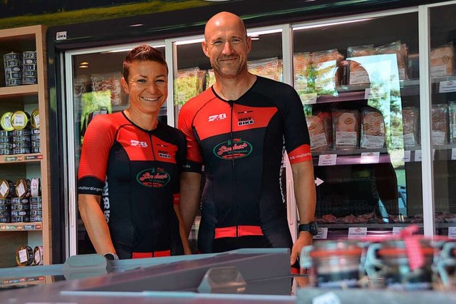 Melanie Mller-Reichert und Martin Rei... Ironman-Weltmeisterschaft auf Hawaii.  | Foto: Felix Lieschke