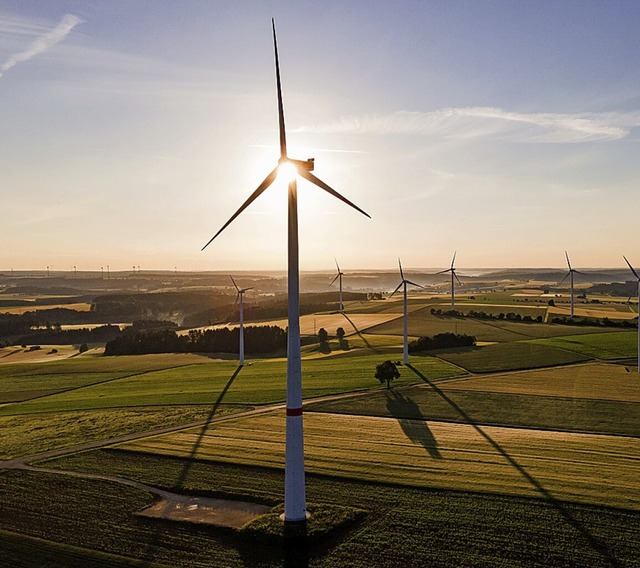 Auch die Zahl der Windkraftrder soll wachsen.  | Foto: Tom Weller (dpa)