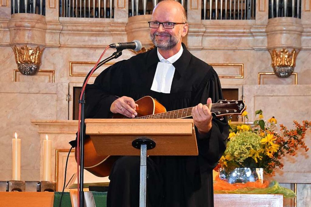 Gerrit Hohage ist der neue Pfarrer in Gundelfingen.  | Foto: Andrea Steinhart