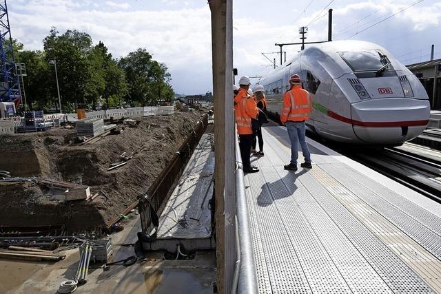 Die Bahn ist dem Zeitplan um Wochen voraus