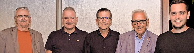 Der neue Vorstand des SC Kuhbach-Reich...renner und  Schatzmeister Markus Dold   | Foto: Wolfgang Beck