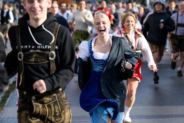 Münchner Oktoberfest nach zwei Jahren Corona-Pause eröffnet