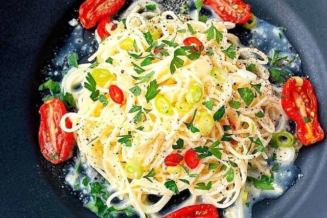 Mit Spaghetti al limone kommt der Spätsommer auf den Teller