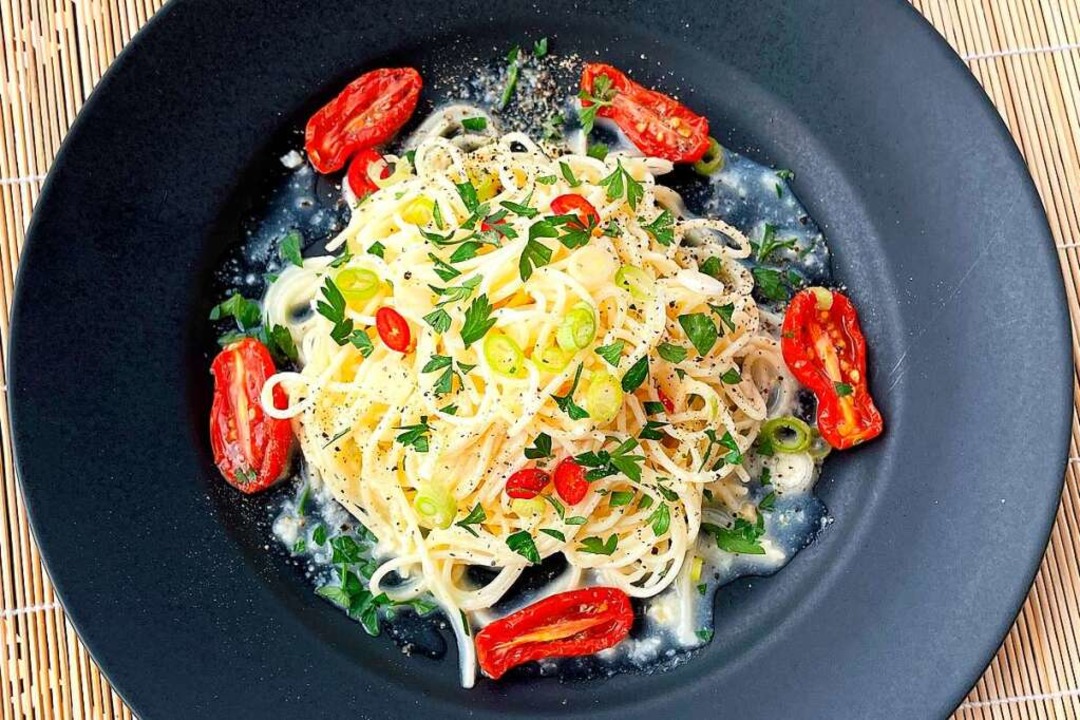 Die vegetarische Schwester der Carbonara: Spaghetti al limone  | Foto: Hans-Albert Stechl