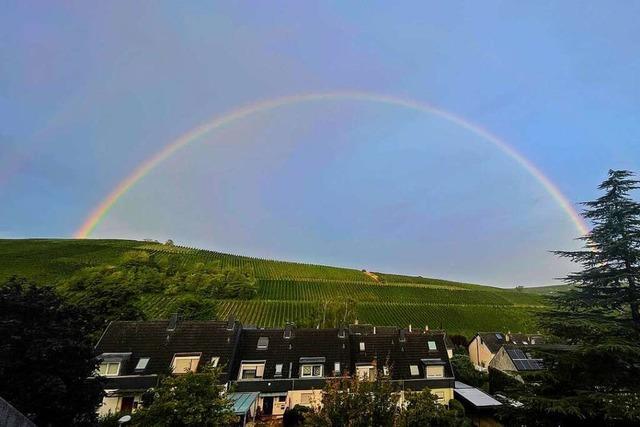 Regenbogen über Pfaffenweiler
