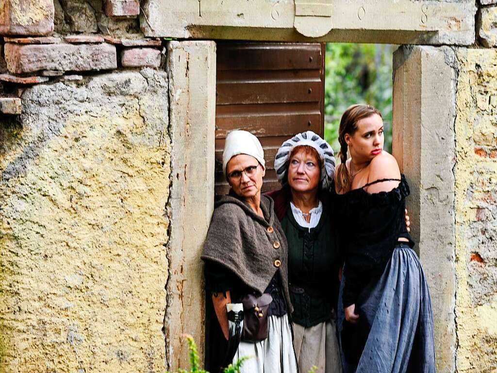 Das Spektakel mit 250 Akteuren brachte Theaterstcke, mittelalterliches Marktgeschehen, den Wettstreit der Gaukler und vieles mehr in die historische Altstadt.