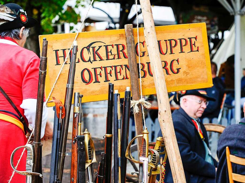 Das Spektakel mit 250 Akteuren brachte Theaterstcke, mittelalterliches Marktgeschehen, den Wettstreit der Gaukler und vieles mehr in die historische Altstadt.