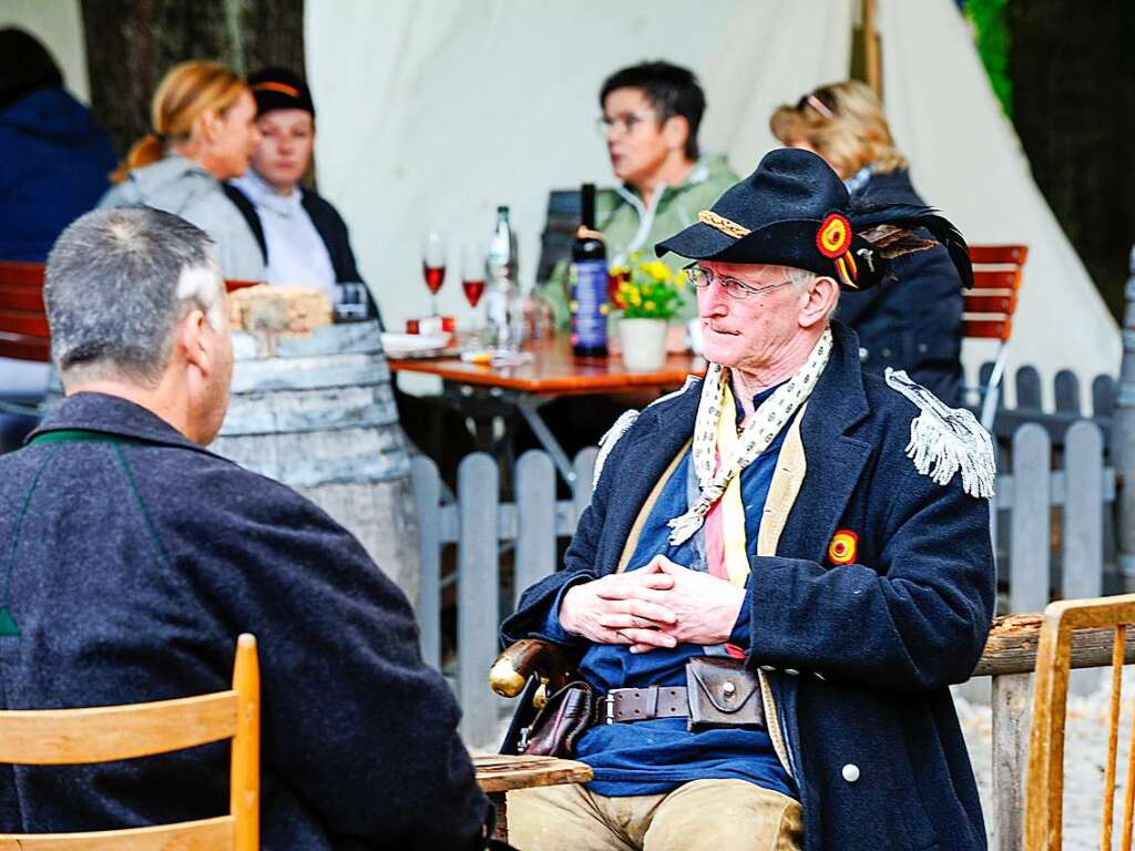 Das Spektakel mit 250 Akteuren brachte Theaterstcke, mittelalterliches Marktgeschehen, den Wettstreit der Gaukler und vieles mehr in die historische Altstadt.