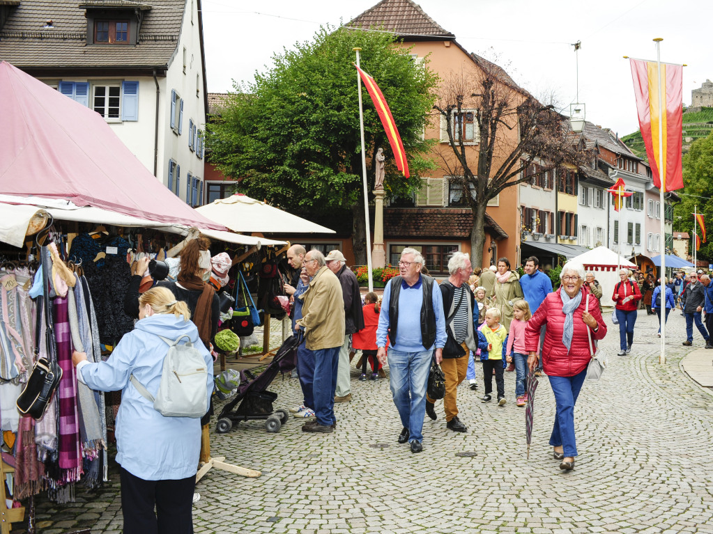 Das Spektakel mit 250 Akteuren brachte Theaterstcke, mittelalterliches Marktgeschehen, den Wettstreit der Gaukler und vieles mehr in die historische Altstadt.