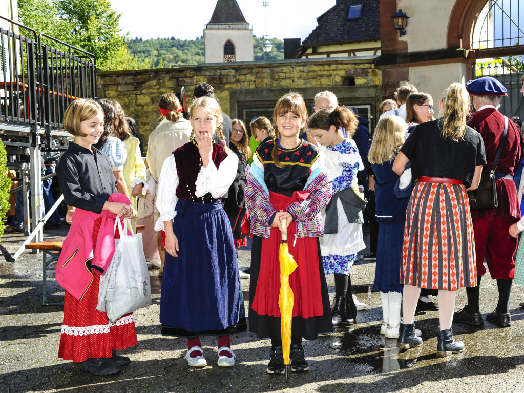 Das Spektakel mit 250 Akteuren brachte Theaterstcke, mittelalterliches Marktgeschehen, den Wettstreit der Gaukler und vieles mehr in die historische Altstadt.