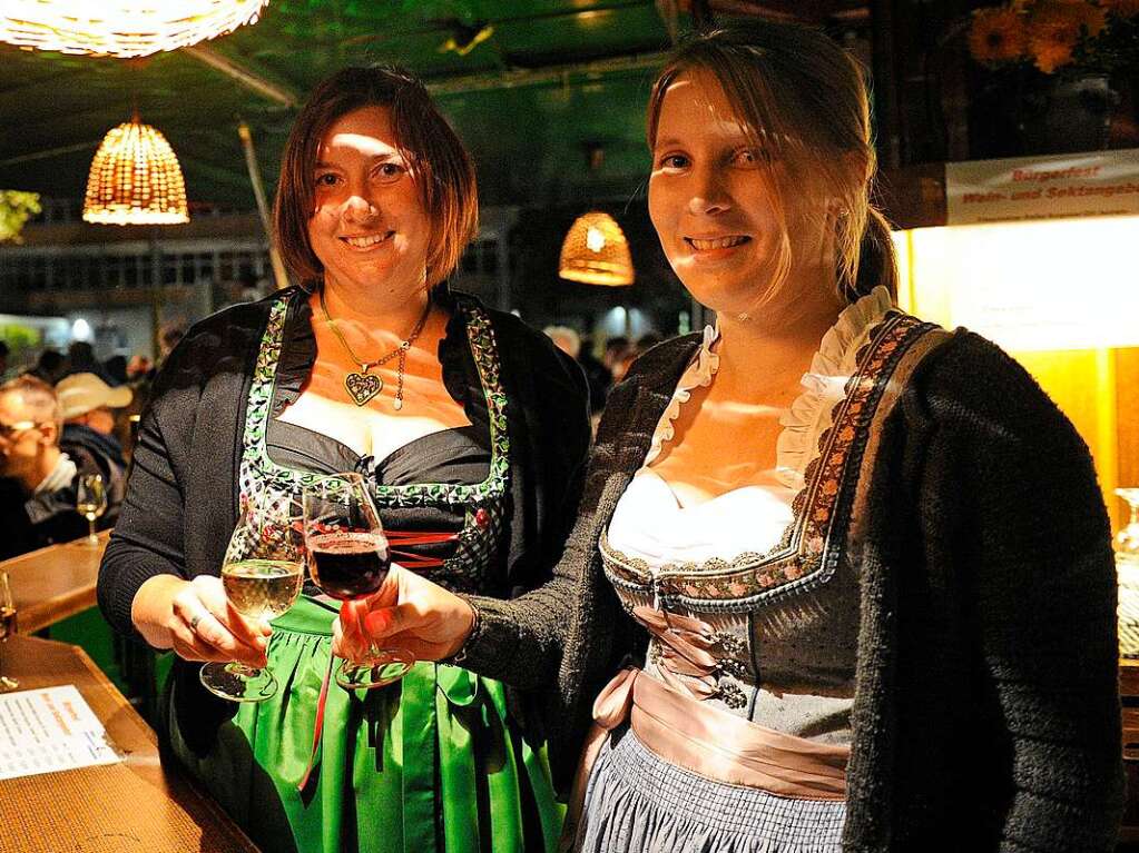 Die Friesenheimer und ihre Gste feierten beim Brgerfest.