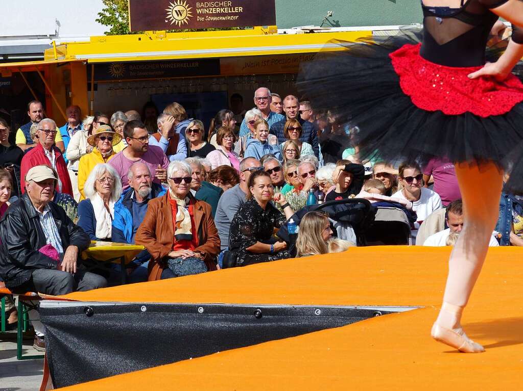 Am Samstagabend rockte Funrise die Bhne am Marktplatz. Am Sonntag bernahmen unter anderem Storl and Friends, Fees Ballettschule und 