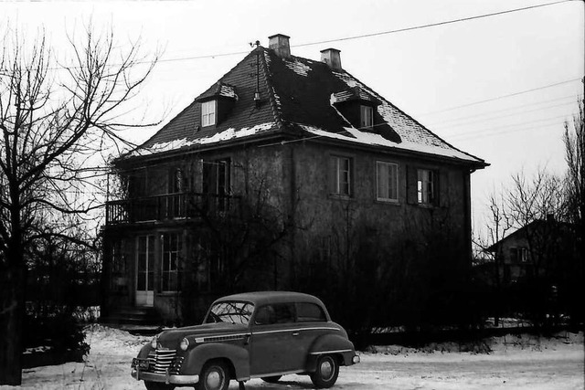 Eine Villa im Industriegebiet, entstanden in schwerer Zeit: Die Liebigstrae 7  | Foto: Willy Pragher (Landesarchiv Baden-Wrt...4 Nr. 027225c, Sammlung Willy Pragher)