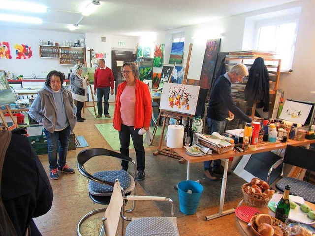 Die Kunstfabrik in Offenburg, die anl...ch mit Kunstschaffenden ermglicht hat  | Foto: Susanne Kerkovius