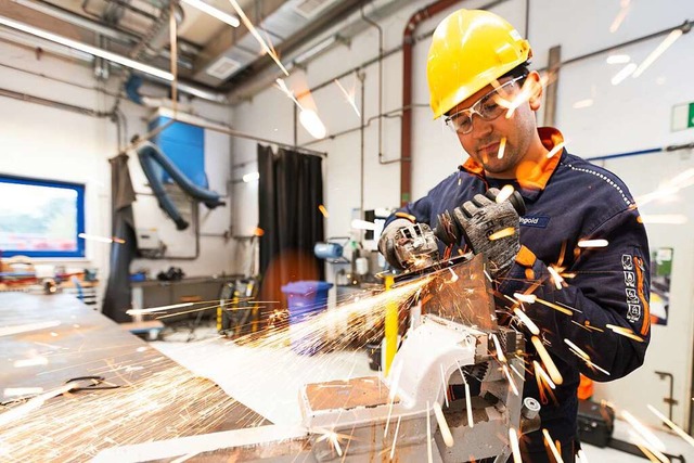 Hier ist der Funke bergesprungen: Mec...en eine abwechslungsreiche Ausbildung.  | Foto: Trea Breisgau