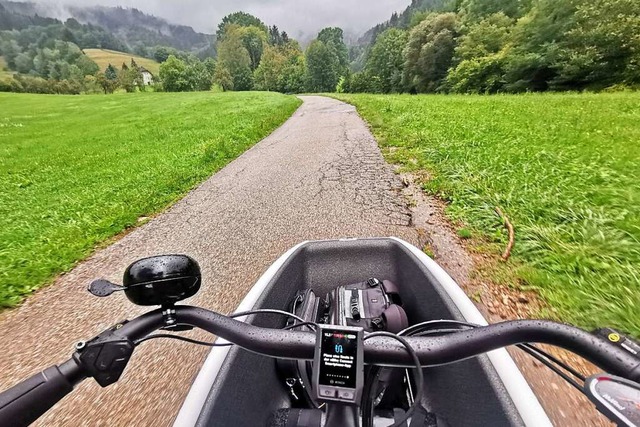 Das Kandelross schnurrt im Turbo-Modus durchs Dettenbachtal  | Foto: Patrik Mller