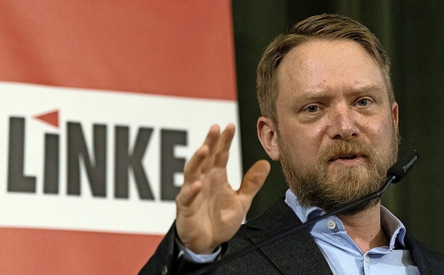 Der Linken-Politiker Jan Korte warnt vor einer Spaltung der Partei.  | Foto: Peter Endig (dpa)