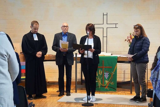 Die evangelischen Kirchengemeinden Ble...l) und Sibylle Neumann (Tutschfelden).  | Foto: Ilona Huege