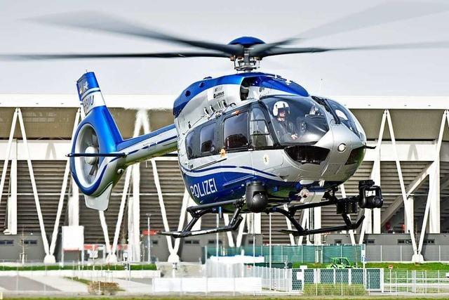 Polizei suchte mit Hubschrauber nach vermisster Frau in Freiburg