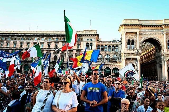 Italien steht bei der Parlamentswahl vor einem Rechtsruck