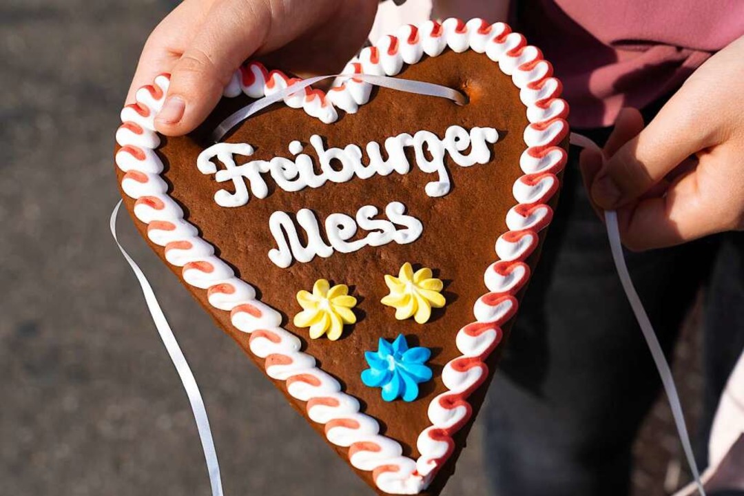 Das Lebkuchenherz darf auf der Mess&#8217; nicht fehlen.  | Foto: Freiburger Messegesellschaft FWTM