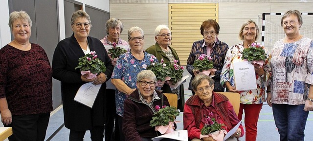 Maria Gamann (von links) und Martina ...nd), Edith Billian und Christel Feger.  | Foto: privat