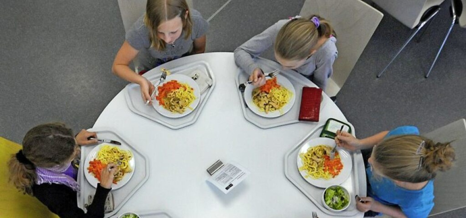 Das Essen in Privatschulen, wie im Mon...ern und Schüler ziemlich gut bewertet.  | Foto: Michael Bamberger