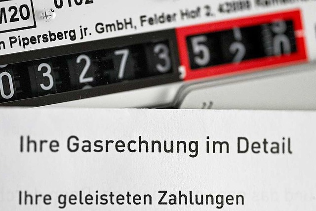 Vor allem neue Gasvertrge sind derzeit teuer.  | Foto: Bernd Weibrod (dpa)