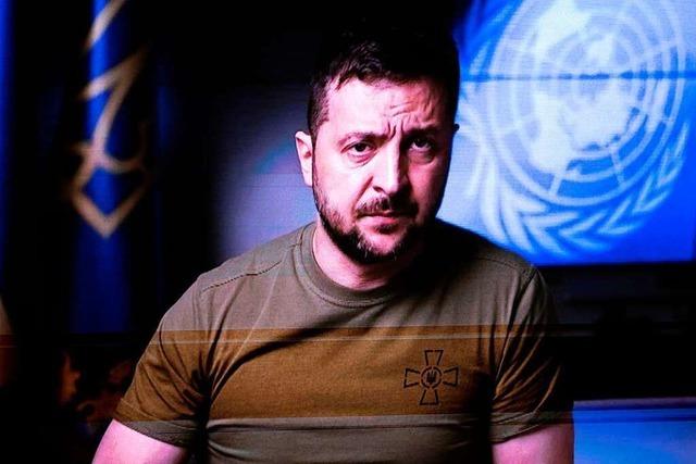 Selenskyj verlangt vor Vereinten Nationen Bestrafung Russlands