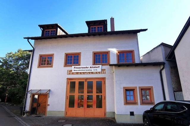 Das Feuerwehrhaus in Altdorf steht zum Verkauf