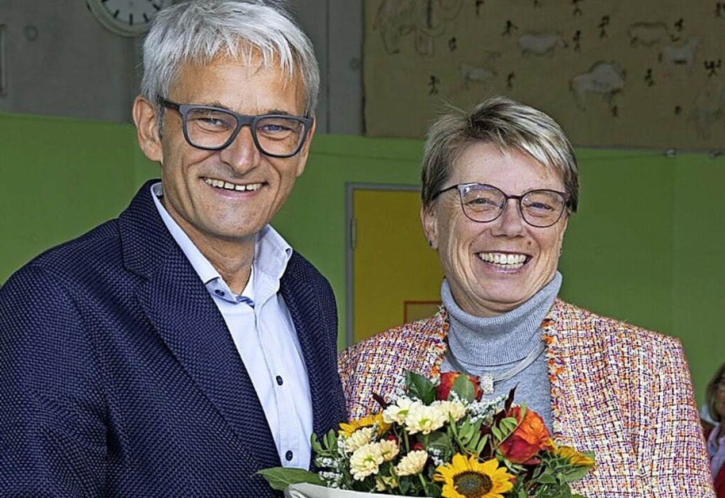 Bürgermeister Martin Löffler hieß Schu...sschule Adolph Blankenhorn willkommen.  | Foto: Volker Münch