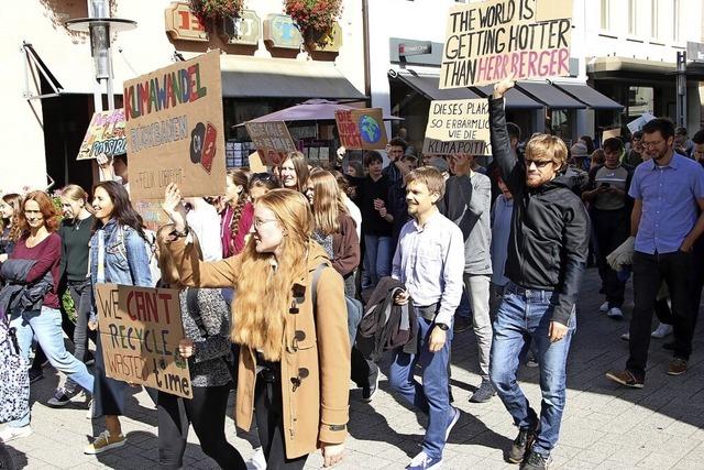 Lautstarker Protest gegen die Klimapolitik