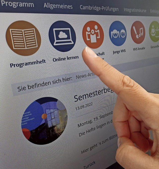 Auf ein digitales Kursangebot zugreife...felden erst seit der Corona-Pandemie.   | Foto: Erika Bader
