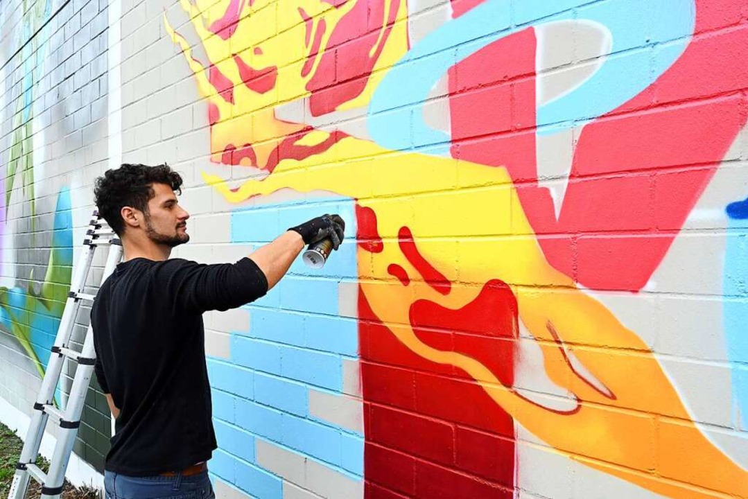 Graffiti-Knstler Iman skyone aus der Niederlande  | Foto: Thomas Kunz