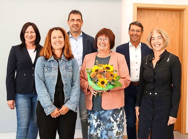 Gratulierten der neuen Altdorfer Schul...mer, Bruno Metz und Barbara Bundschuh.  | Foto: Ulrike Hiller