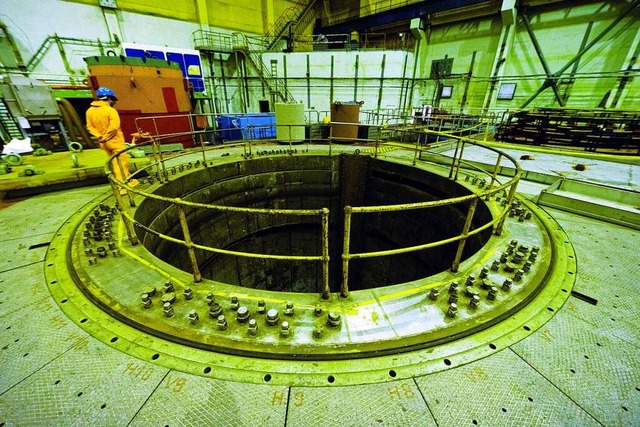 Der Reaktorsaal des Kernkraftwerks Greifswald  | Foto: Stefan Sauer (dpa)