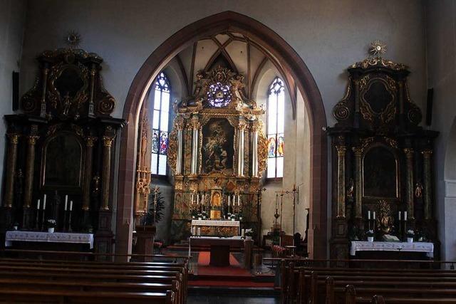 Chor der Elzacher Kirche wurde vor 500 Jahren erbaut
