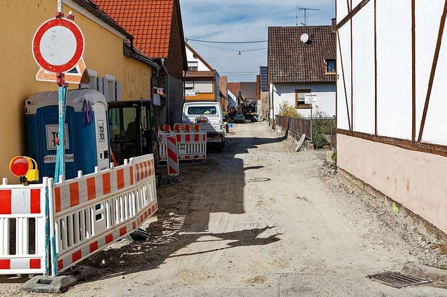 Auch der zweite Bauabschnitt der Adler...ollen die Arbeiten abgeschlossen sein.  | Foto: Martin Wendel