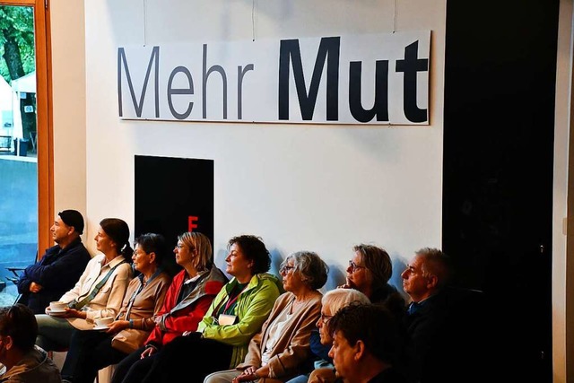 &#8222;Mehr Mut&#8220; ist eine bersc...pflin-Stiftung ber ihre Arbeit setzt.  | Foto: Barbara Ruda