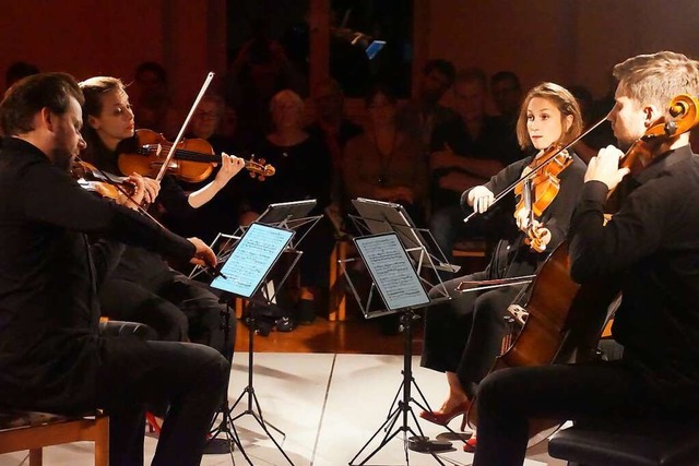 Mit dem Gastspiel des Armida-Quartetts begann die Endinger Notenlese.  | Foto: Ilona Huege