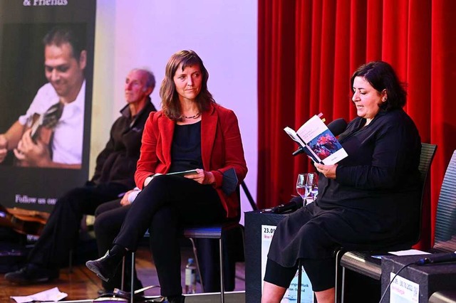 Kulturwissenschaftlerin Fatma Sagir li...&amp; friends&quot; bei (von rechts).   | Foto: Thomas Kunz