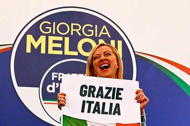 Radikales Rechtsbündnis in Italien feiert Wahlsieg