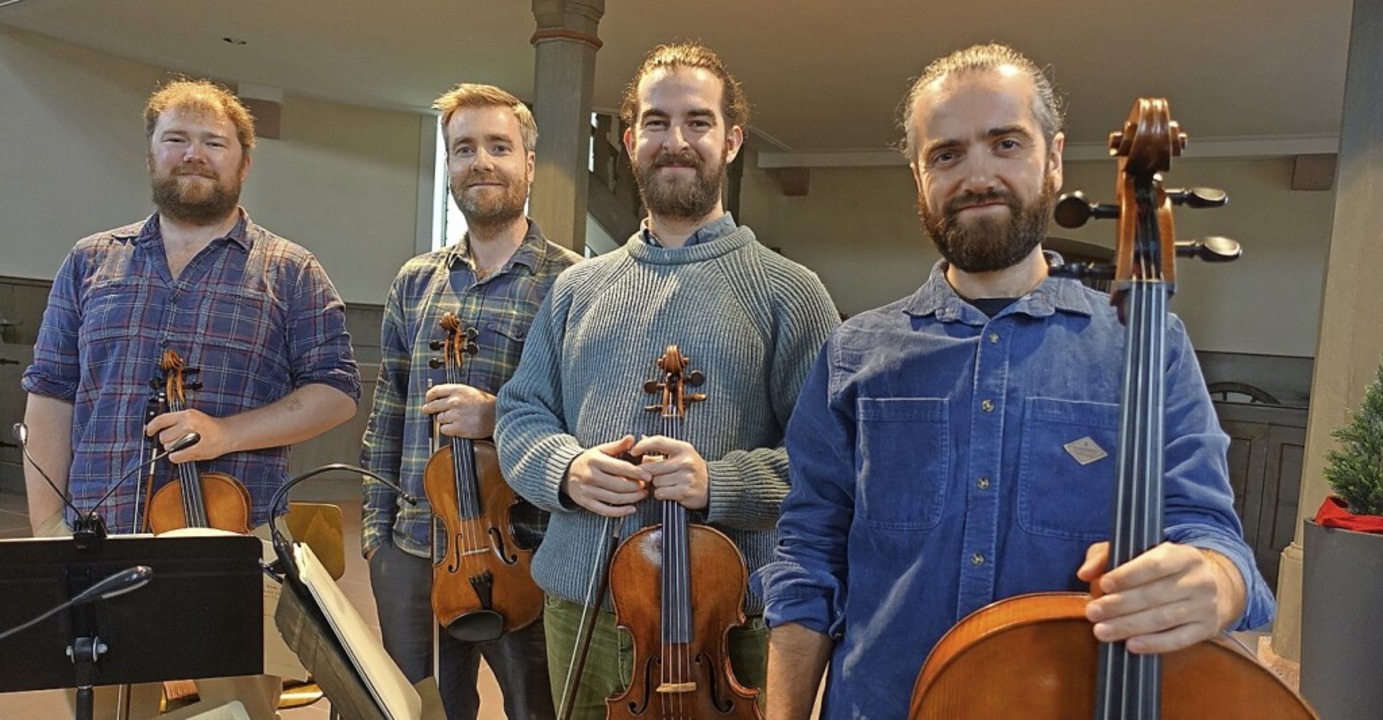 Direkt aus Edinburgh und London reiste...axwell Quartetts nach Weil am Rhein.    | Foto: Roswitha Frey