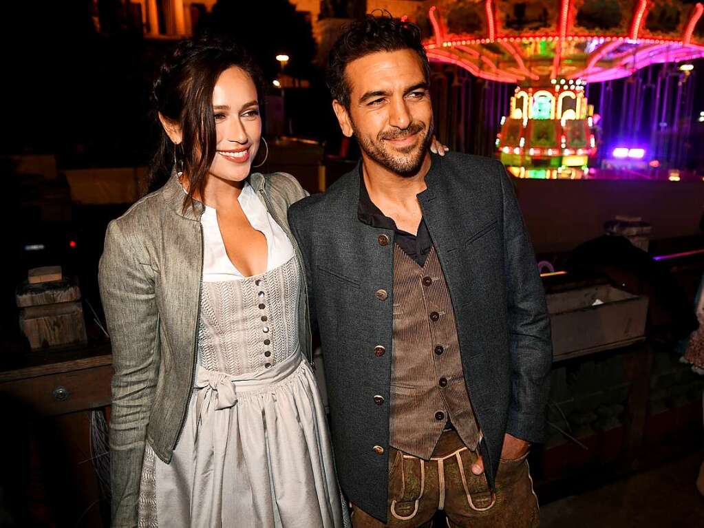 Der Schauspieler Elyas M'Barek und seine Frau Jessica