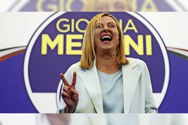 Italiens radikal Rechte feiern ihren Wahlsieg